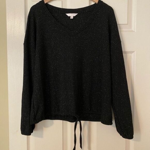 GORGEOUS Silver And Black Sweater XXL - Picture 2 of 5